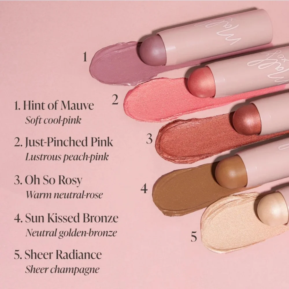 🌺Mally Sun Kissed Bronze Cream Blush Shimmer, Shape & Glow Face Defining Stick